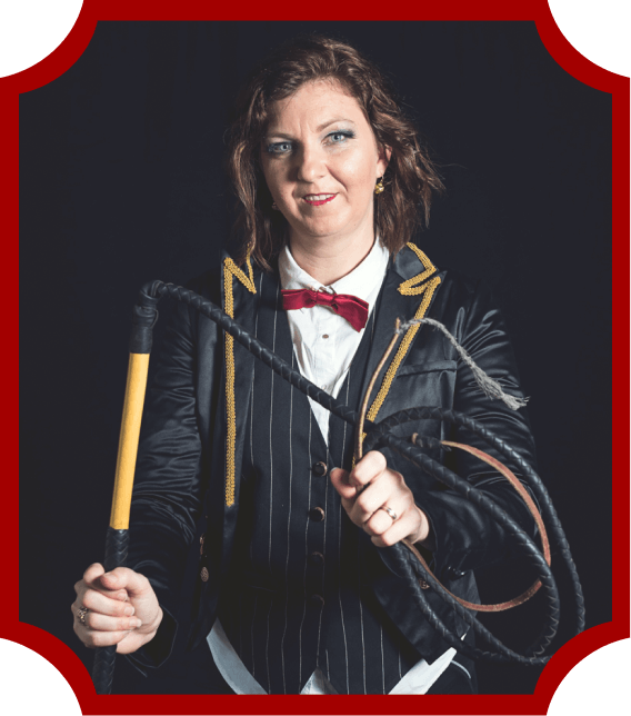 Circus whip Performer - Marquee Social Media